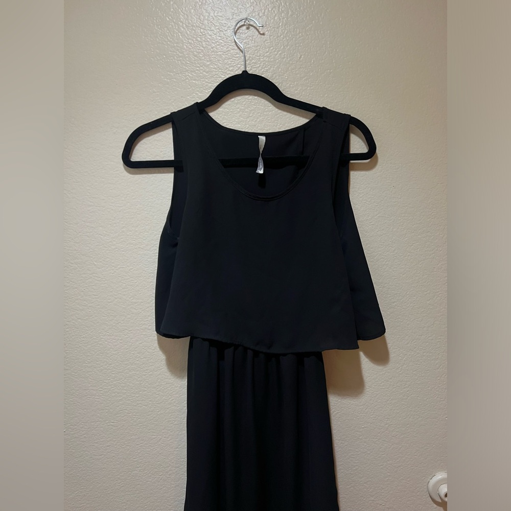 Black classy work dress